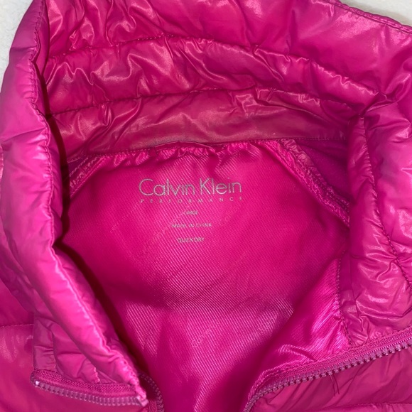 Pink Calvin Klein puffer jacket - Picture 2 of 2